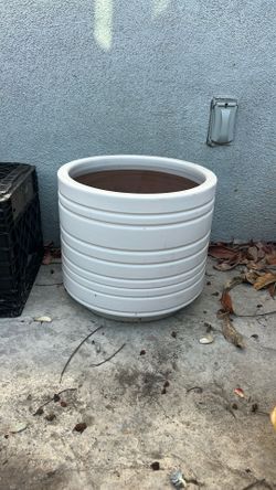 White Vase Pot For Plants