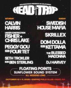 Sunday 10/10 Head Trip Wristband