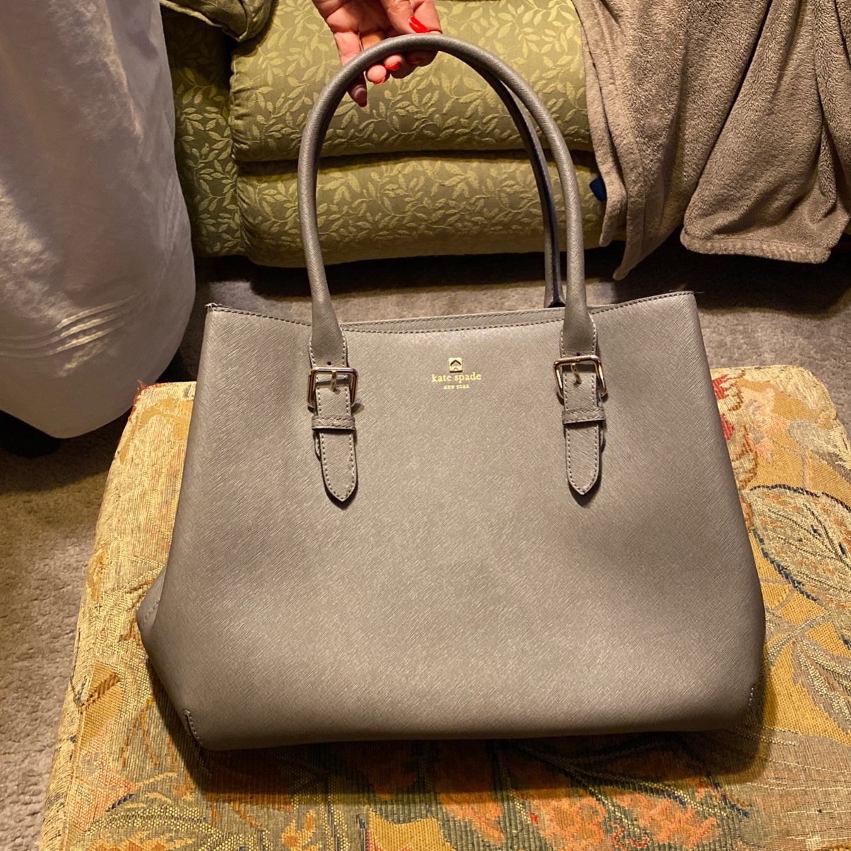 Kate Spade Light Gray Tote