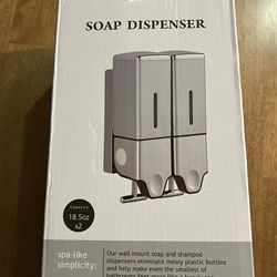 2-in-1 Shower Soap/Shampoo/Conditioner Dispenser