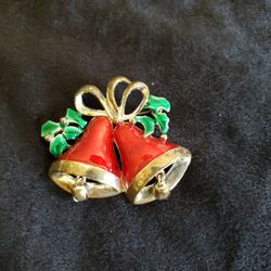 Holiday Pin With Bells