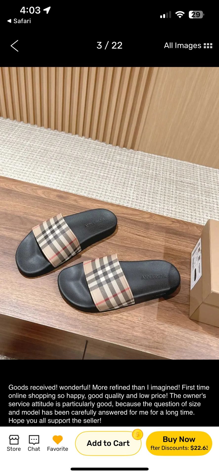 Burberry Sandals