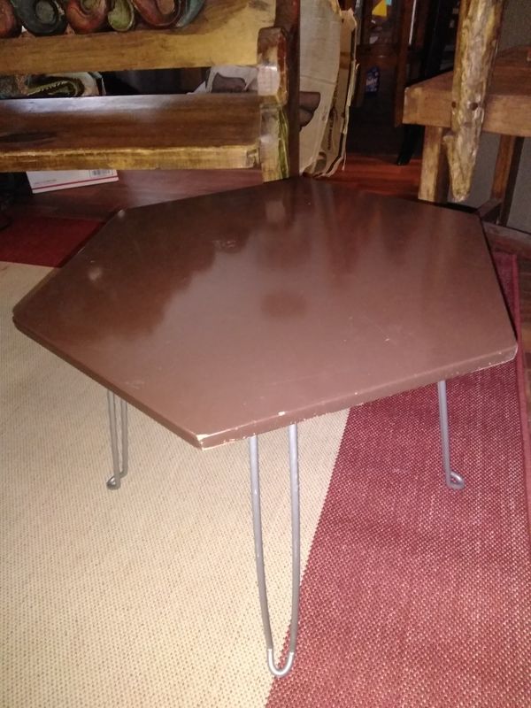 Vintage Hexagon Folding Table For In Rockford Il Offerup Vintage Hexagon Folding Table