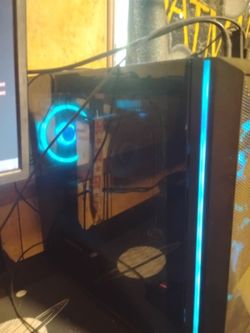 Gaming pc with rgb lights