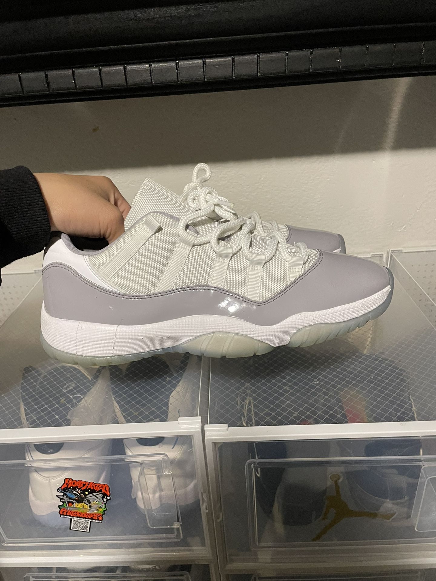 Jordan 11 Low Cement Grey Size 10