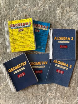 Teaching Textbooks High School Math Homeschool Curriculum • New • Algebra 1 & 2 Geometry