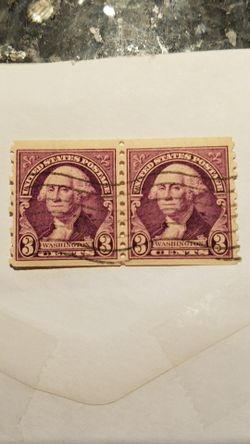1932 USED 3 CENTS WASHINGTON STAMP