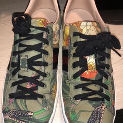 Gucci Flora Snake Sneakers 
