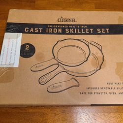New Cast Iron Pans