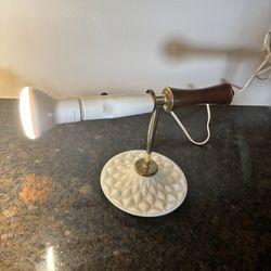 vtg milk glass wall sconce light lamp
