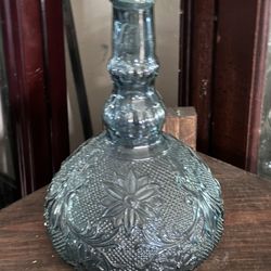 Both Collectible Teal Decanter 