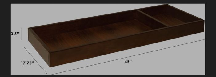 Davinci Universal Wide Removable Changing Tray (M0619) in Espresso