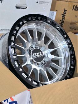 17x9.0 NEW SCALE 4X4 S04 WHEELS/RIMS. 6X139.7