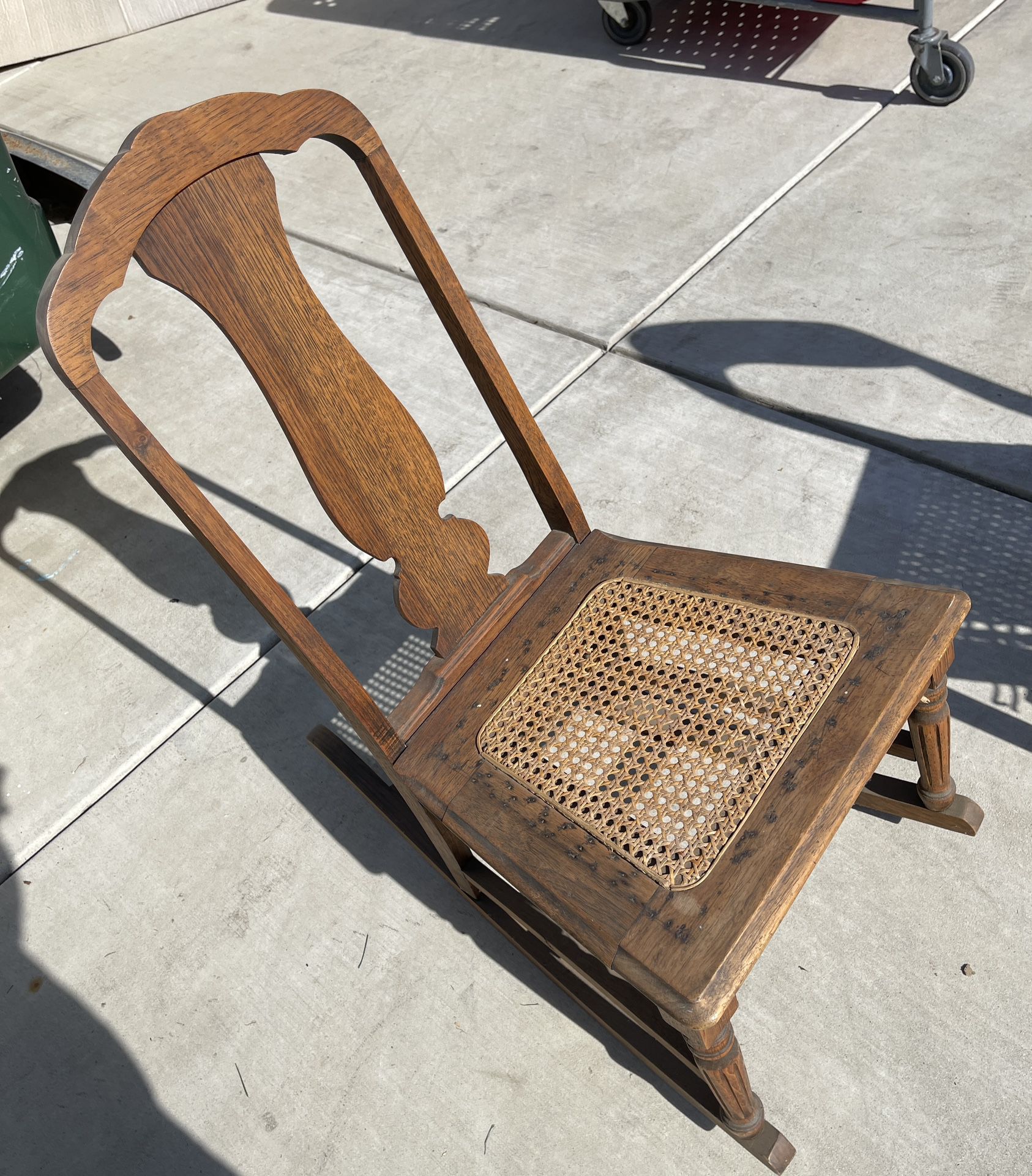 Vintage Child’s Wood Rocking Chair 