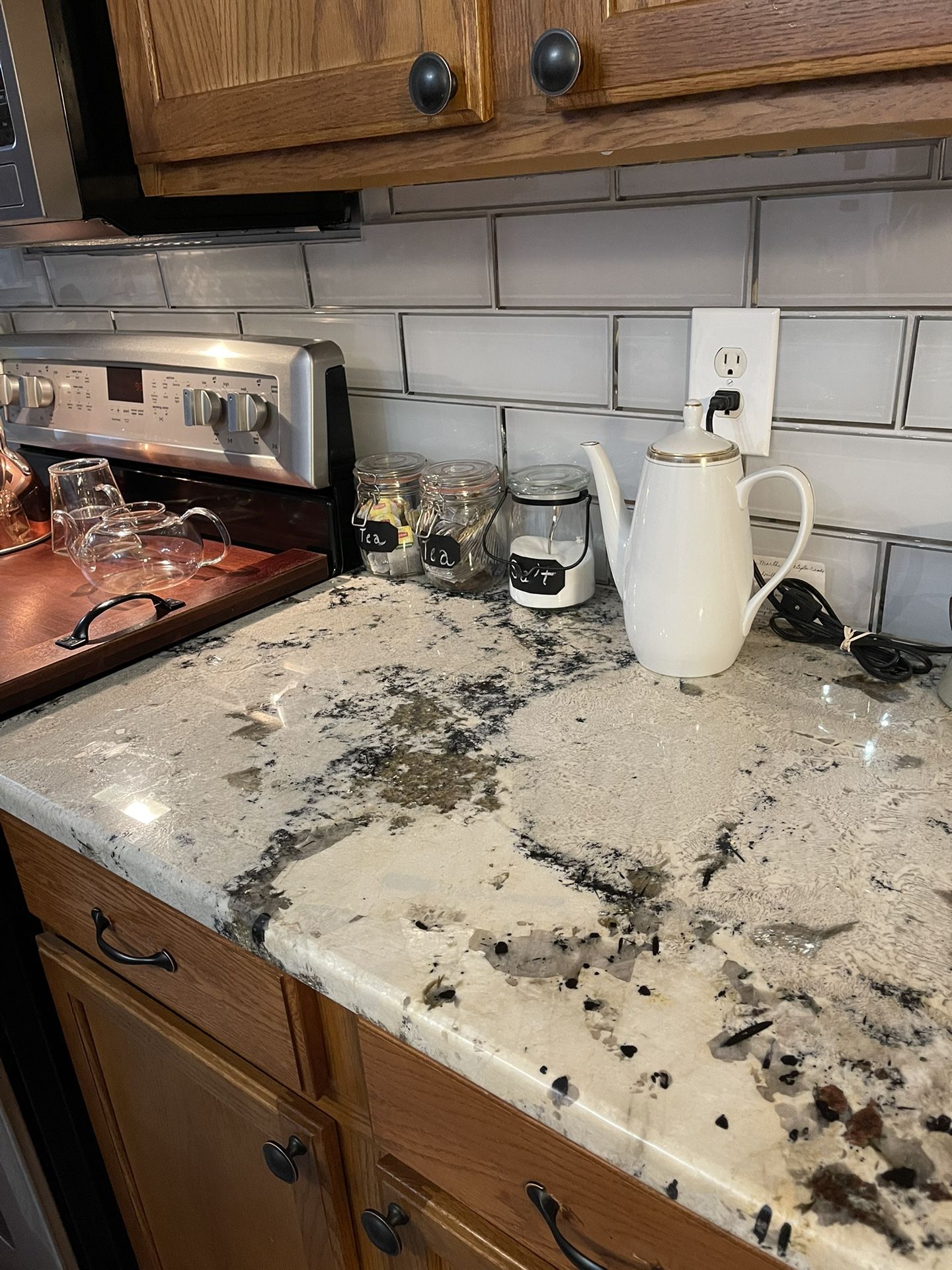 Granite Custom Computer Desk