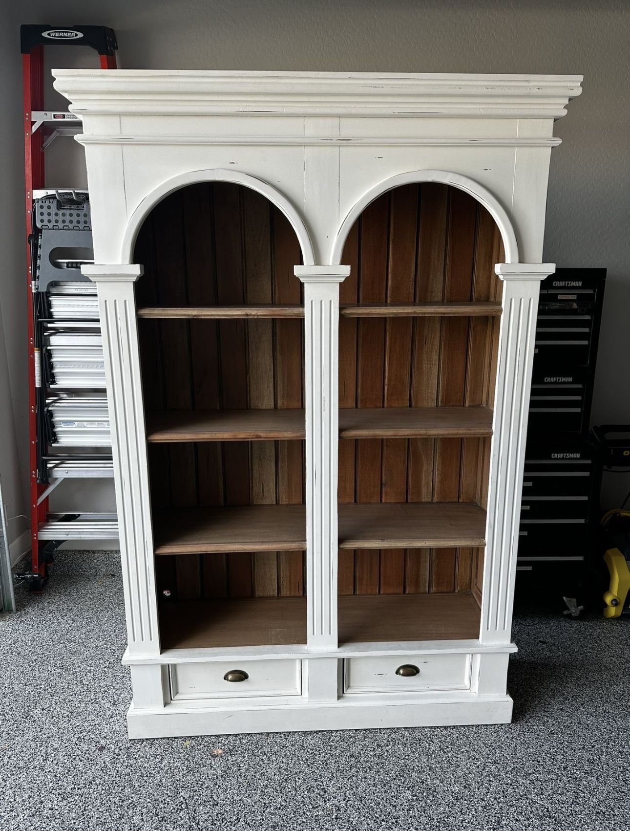 White Potato Barn Bookcase