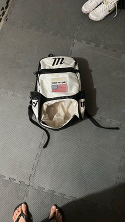 Marucci Dynamo Bat Pack – Black/White (Baseball/Softball Backpack)