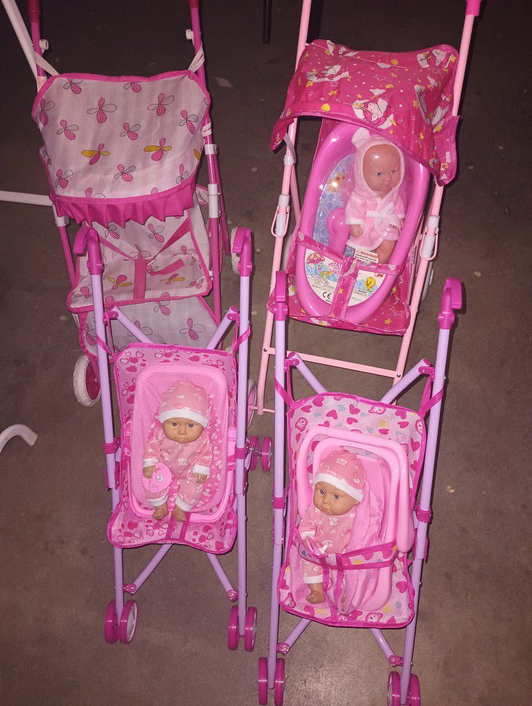 Located In Palmdale California Small Baby With Stroller $15 Large Stroller With Baby $20
