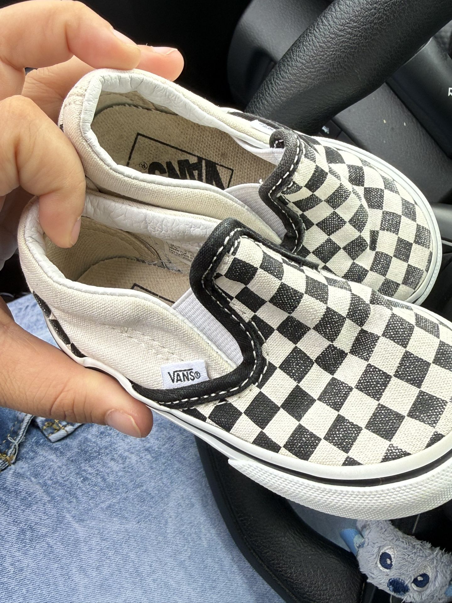 Kids Checkered Vans