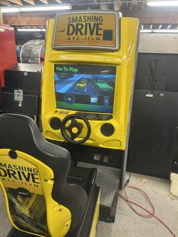 Sit Down Race Car Game “Smashing Drive”