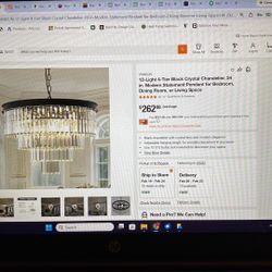 Crystal Chandelier- New In Box 