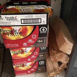 Fire logs and some wood