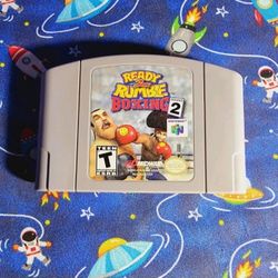 Ready 2 Rumble 2 Nintendo 64 N64 Authentic Tested Saves Polished Pins 