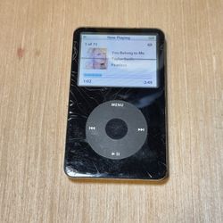 iPod Model:A1136 5thGen 30GB Blk Tested Good w/2752 Songs/Charger Read Info Blw! 