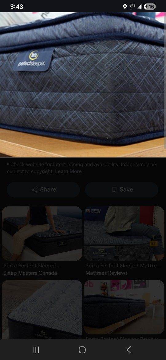 Brand New Serta Perfect Sleeper King Size