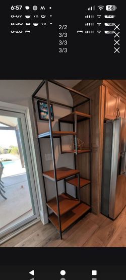 Oak and Medal Shelf Unit