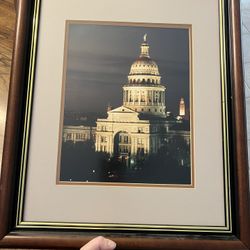 Framed Texas State Capitol Wall Art