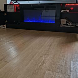 Virtual Fireplace Entertainment Center 