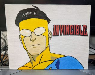 Invincible 8X10 Acrylic painting $60 OBO