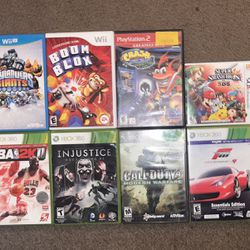 Xbox 360, Nintendo 3DS, Wii, Wii U, & PS2 Games! 
