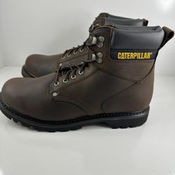 Caterpillar Second Shift P72593 6” Work Boots Men Size 13 Dark Brown
