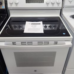 30 in. 5 Burner Element Free-Standing Electric Range in White with Crisp Mode