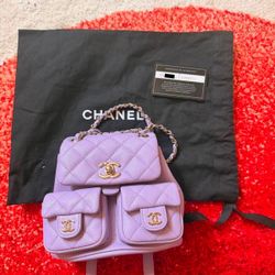 Chanel Quilted Caviar Mini Backpack