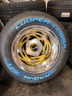 15x12 wheels tires new 5x5 Chevy ford new