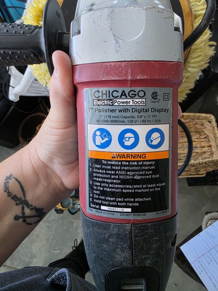 Drill Master 7" Polisher Sander