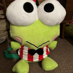 NTW Sanrio Keroppi Hot Topic Plush Character Backpack
