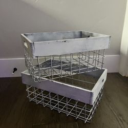 Rustic Bins 