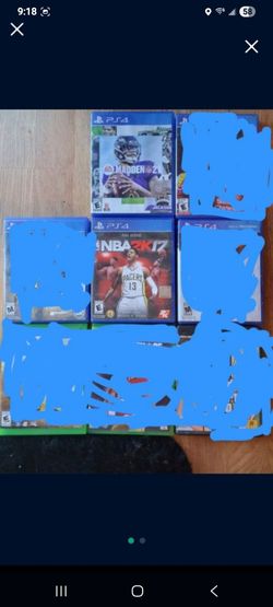 Madden 21 & NBA 2k17 Playstation 4
