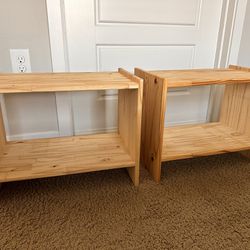 IKEA Wooden Nightstand/Shelves