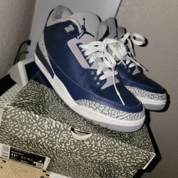 Air Jordan 3s Georgetown Size 11.5