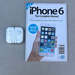 iPhone 6 Complete Handbook and Earbud Headphones