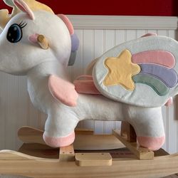 FUNLIO Unicorn Rocking Horse