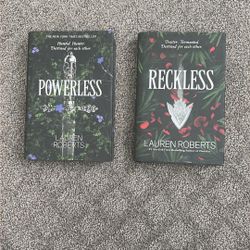 Hardcover Powerless/Reckless by Lauren Roberts