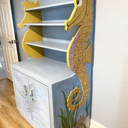 Seahorse Cabinet Bookshelf Dresser Accent storage 