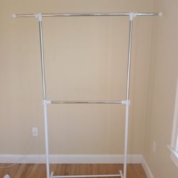 Double Clothes Hanging Rack