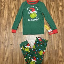 New size 8 Grinch Pajamas 